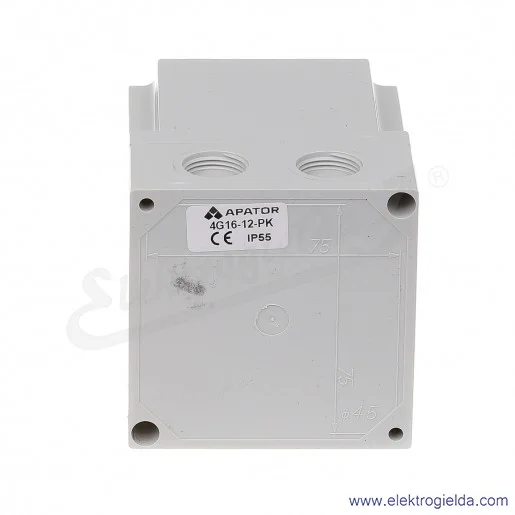 4G16-12-PK /0-Y-D/ 16A Łącznik krzywkowy Gwiazda-Trójkąt, w obudowie 4G16-12-PK /0-Y-D/ 16A Łącznik krzywkowy Gwiazda-Trójkąt, w obudowie