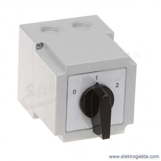 4G16-19-PK /0-D-YY/ 16A Łącznik krzywkowy, układ Dahlandera do silników z podwójną prędkością, w obudowie 4G16-19-PK /0-D-YY/ 16A Łącznik krzywkowy, układ Dahlandera do silników z podwójną prędkością, w obudowie