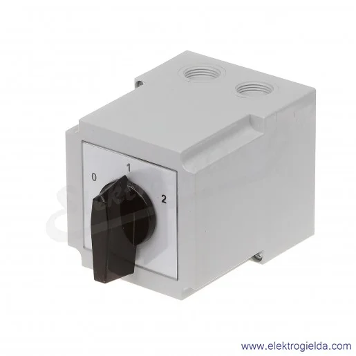 4G16-19-PK /0-D-YY/ 16A Łącznik krzywkowy, układ Dahlandera do silników z podwójną prędkością, w obudowie 4G16-19-PK /0-D-YY/ 16A Łącznik krzywkowy, układ Dahlandera do silników z podwójną prędkością, w obudowie