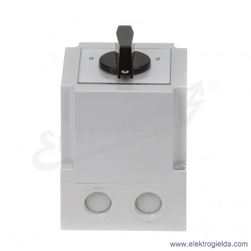 4G16-19-PK /0-D-YY/ 16A Łącznik krzywkowy, układ Dahlandera do silników z podwójną prędkością, w obudowie 4G16-19-PK /0-D-YY/ 16A Łącznik krzywkowy, układ Dahlandera do silników z podwójną prędkością, w obudowie