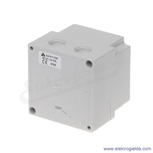 4G25-10-PK /0-1/ 25A 3P Łącznik krzywkowy w obudowie 4G25-10-PK /0-1/ 25A 3P Łącznik krzywkowy w obudowie