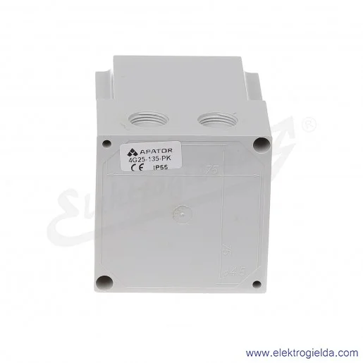 4G25-135-PK /0-1-2/ 25A 3p Łącznik krzywkowy w obudowie 4G25-135-PK /0-1-2/ 25A 3p Łącznik krzywkowy w obudowie