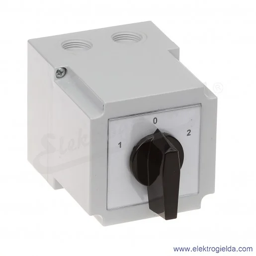 4G25-53-PK /1-0-2/ 25A 3p Łącznik krzywkowy w obudowie 4G25-53-PK /1-0-2/ 25A 3p Łącznik krzywkowy w obudowie