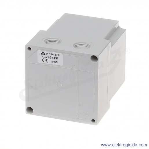 4G25-53-PK /1-0-2/ 25A 3p Łącznik krzywkowy w obudowie 4G25-53-PK /1-0-2/ 25A 3p Łącznik krzywkowy w obudowie