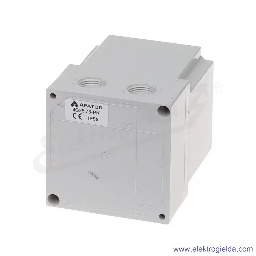 4G25-75-PK /1-0-2/ 25A 4p Łącznik krzywkowy w obudowie 4G25-75-PK /1-0-2/ 25A 4p Łącznik krzywkowy w obudowie