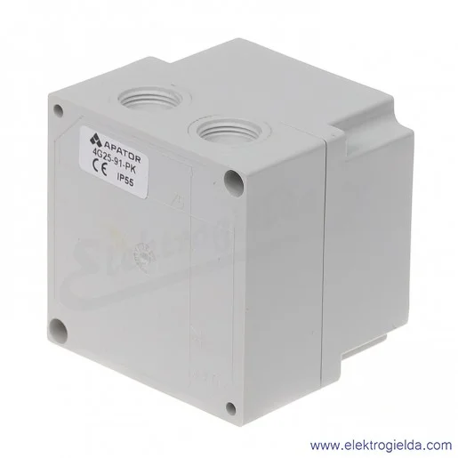 4G25-91-PK /0-1/ 25A 2P Łącznik krzywkowy w obudowie 4G25-91-PK /0-1/ 25A 2P Łącznik krzywkowy w obudowie