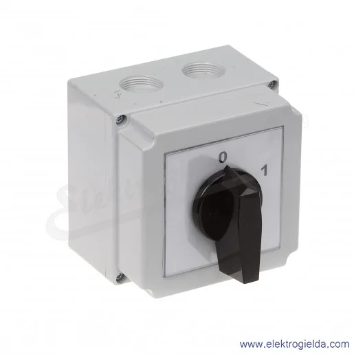 4G40-10-PK /0-1/ 40A 3P Łącznik krzywkowy w obudowie 4G40-10-PK /0-1/ 40A 3P Łącznik krzywkowy w obudowie