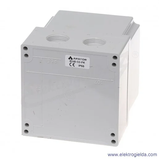 4G40-53-PK /1-0-2/ 40A 3p Łącznik krzywkowy w obudowie 4G40-53-PK /1-0-2/ 40A 3p Łącznik krzywkowy w obudowie