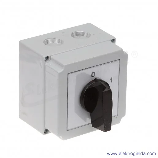 4G63-10-PK /0-1/ 63A 3P Łącznik krzywkowy w obudowie 4G63-10-PK /0-1/ 63A 3P Łącznik krzywkowy w obudowie