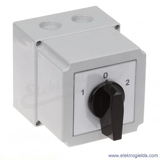 4G63-53-PK /1-0-2/ 63A 3p Łącznik krzywkowy w obudowie 4G63-53-PK /1-0-2/ 63A 3p Łącznik krzywkowy w obudowie