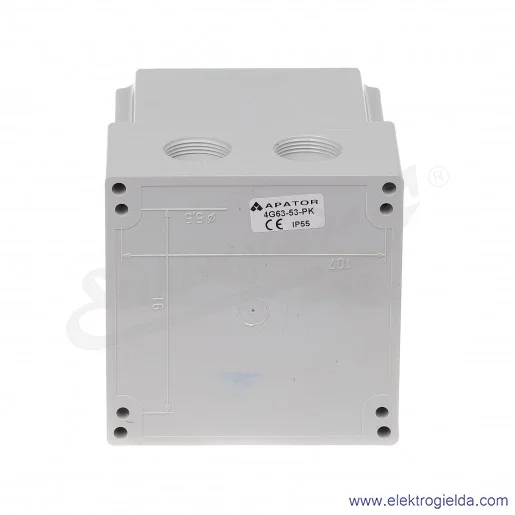 4G63-53-PK /1-0-2/ 63A 3p Łącznik krzywkowy w obudowie 4G63-53-PK /1-0-2/ 63A 3p Łącznik krzywkowy w obudowie