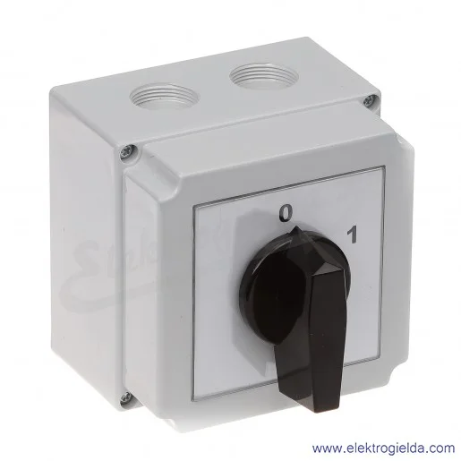 4G63-92-PK /0-1/ 63A 4P Łącznik krzywkowy w obudowie 4G63-92-PK /0-1/ 63A 4P Łącznik krzywkowy w obudowie