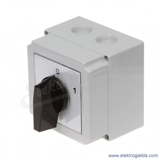 4G80-10-PK /0-1/ 80A 3P Łącznik krzywkowy w obudowie 4G80-10-PK /0-1/ 80A 3P Łącznik krzywkowy w obudowie