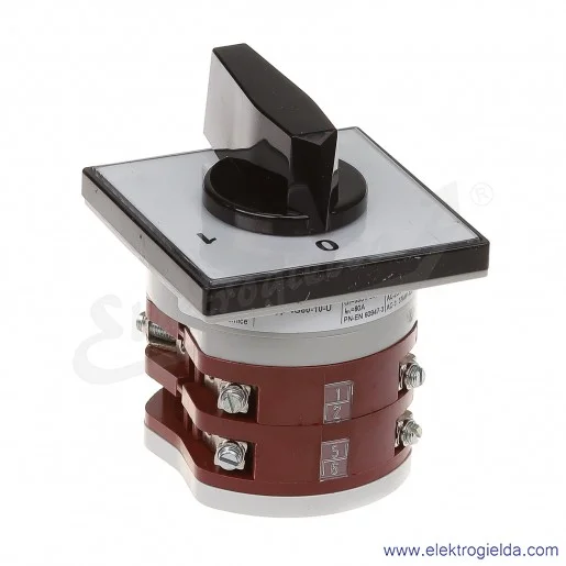 4G80-10-U /0-1/ 80A 3P Łącznik krzywkowy bez obudowy 4G80-10-U /0-1/ 80A 3P Łącznik krzywkowy bez obudowy