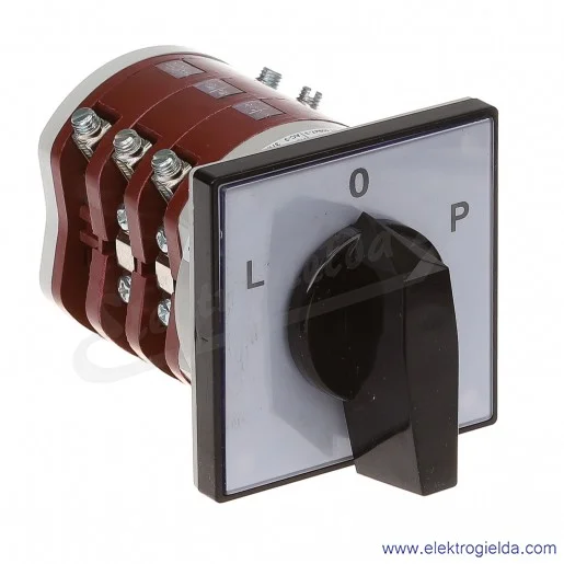 4G80-11-U /L-0-P/ 80A Łącznik krzywkowy 3-fazowy Lewo-Prawo bez obudowy 4G80-11-U /L-0-P/ 80A Łącznik krzywkowy 3-fazowy Lewo-Prawo bez obudowy