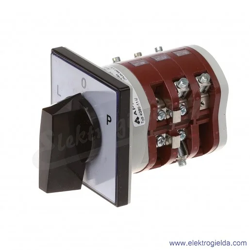 4G80-11-U /L-0-P/ 80A Łącznik krzywkowy 3-fazowy Lewo-Prawo bez obudowy 4G80-11-U /L-0-P/ 80A Łącznik krzywkowy 3-fazowy Lewo-Prawo bez obudowy
