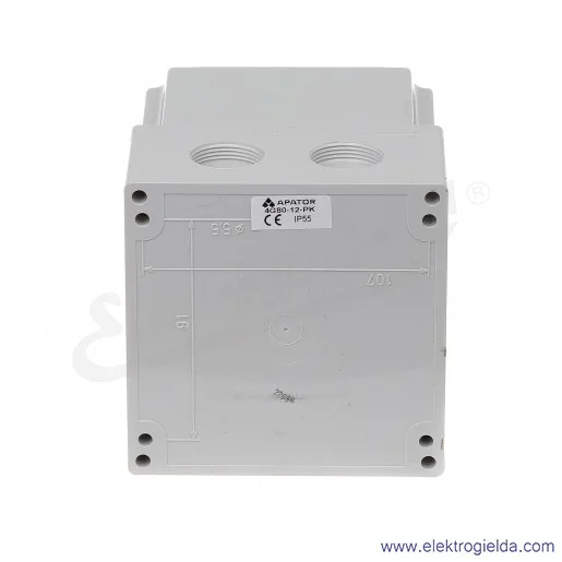 4G80-12-PK /0-Y-D/ 80A Łącznik krzywkowy Gwiazda-Trójkąt, w obudowie 4G80-12-PK /0-Y-D/ 80A Łącznik krzywkowy Gwiazda-Trójkąt, w obudowie