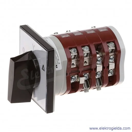 4G80-12-U /0-Y-D/ 80A Łącznik krzywkowy Gwiazda-Trójkąt, bez obudowy 4G80-12-U /0-Y-D/ 80A Łącznik krzywkowy Gwiazda-Trójkąt, bez obudowy