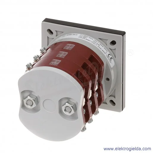 4G80-53-U /1-0-2/ 80A 3p Łącznik krzywkowy bez obudowy 4G80-53-U /1-0-2/ 80A 3p Łącznik krzywkowy bez obudowy