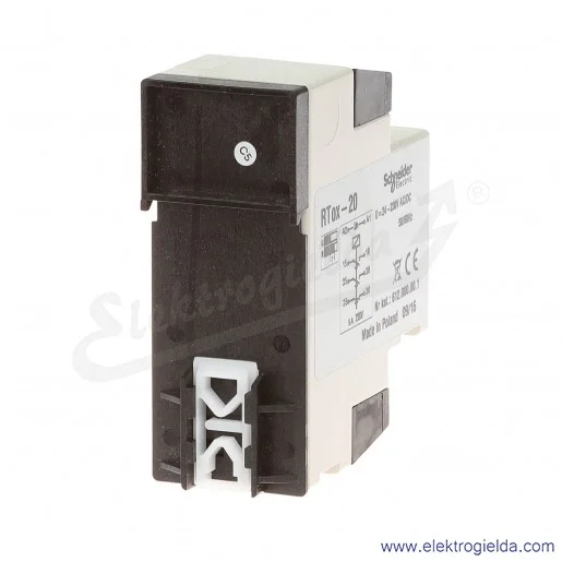 Przekaźnik czasowy 612-000-00-1, RTOX-20, 24-230VAC/DC, z opóźnionym odpadem Przekaźnik czasowy 612-000-00-1, RTOX-20, 24-230VAC/DC, z opóźnionym odpadem