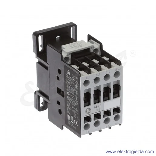 Stycznik CL01A310T1 24V AC 50/60 HZ, 1NO, 5.5KW/400V AC-3, 25A AC-1, 3-polowy Stycznik CL01A310T1 24V AC 50/60 HZ, 1NO, 5.5KW/400V AC-3, 25A AC-1, 3-polowy