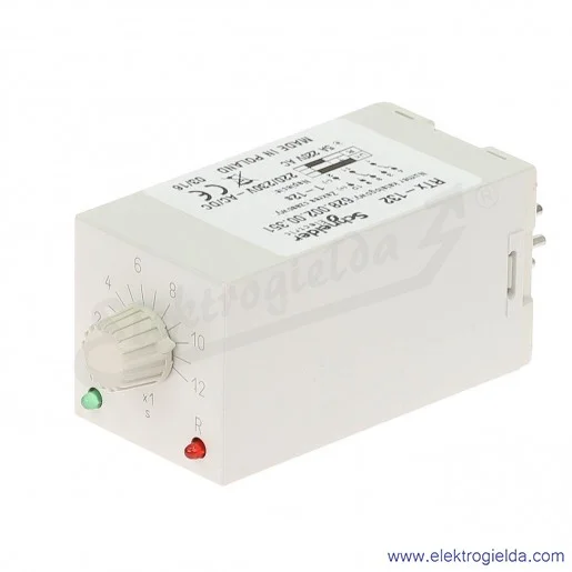 Przekaźnik czasowy 628-002-00-351, RTX132, 230VAC/DC, 1-12s Przekaźnik czasowy 628-002-00-351, RTX132, 230VAC/DC, 1-12s