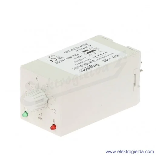 Przekaźnik czasowy 628-002-00-551, RTX132, 230VAC/DC, 1-12min Przekaźnik czasowy 628-002-00-551, RTX132, 230VAC/DC, 1-12min