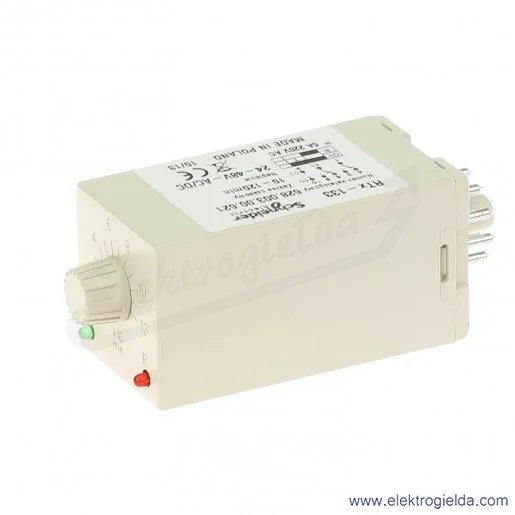 Przekaźnik czasowy 628-003-00-621, RTX133, 24-48VAC/DC, 10-120min Przekaźnik czasowy 628-003-00-621, RTX133, 24-48VAC/DC, 10-120min