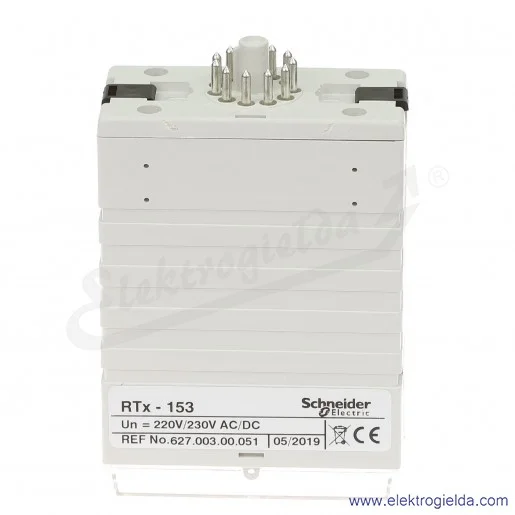 Przekaźnik czasowy 627-003-00-051, RTX153, 220/230VAC/DC, wielofunkcyjny Przekaźnik czasowy 627-003-00-051, RTX153, 220/230VAC/DC, wielofunkcyjny