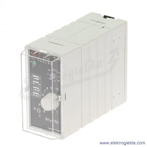 Przekaźnik czasowy 627-003-00-041, RTX153, 110/127VAC/DC, wielofunkcyjny Przekaźnik czasowy 627-003-00-041, RTX153, 110/127VAC/DC, wielofunkcyjny
