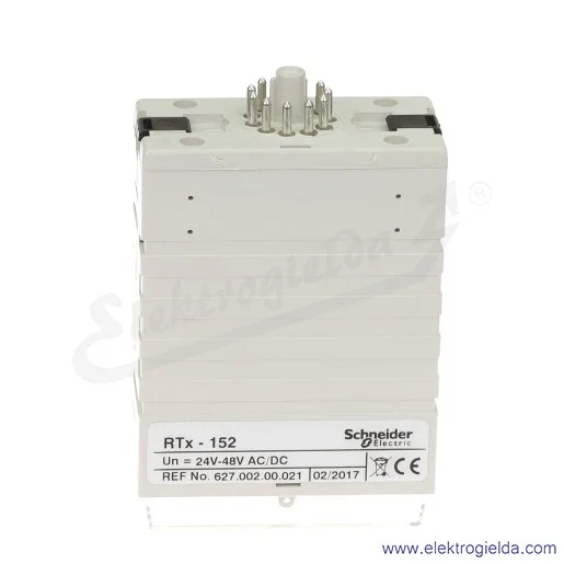 Przekaźnik czasowy 627-002-00-021, RTX152, 24-48VAC/DC, wielofunkcyjny Przekaźnik czasowy 627-002-00-021, RTX152, 24-48VAC/DC, wielofunkcyjny