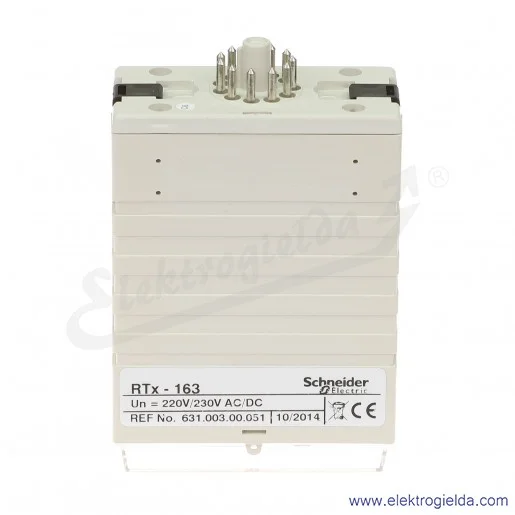 Przekaźnik czasowy 631-003-00-051, RTX163, 220/230VAC/DC, wielofunkcyjny