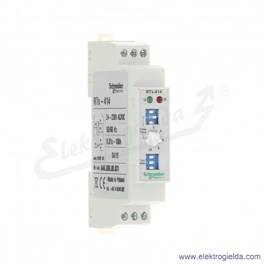 Przekaźnik czasowy 646-000-00-031, RTX414, 24...230V AC/DC, mikroprocesorowy Przekaźnik czasowy 646-000-00-031, RTX414, 24...230V AC/DC, mikroprocesorowy