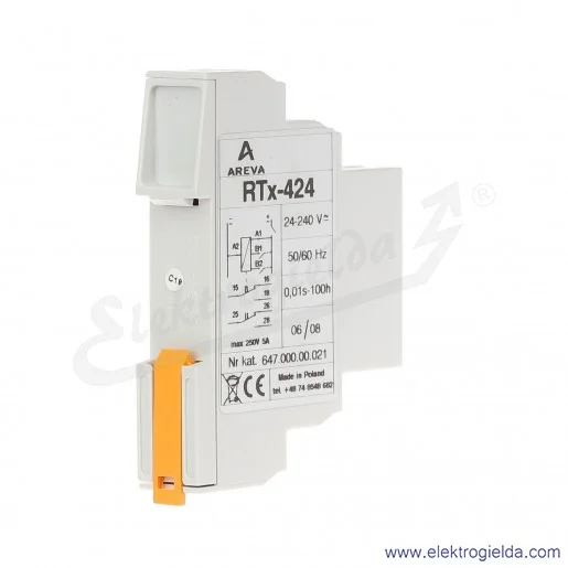 Przekaźnik czasowy 647-000-00-021, RTX424, 24...230V AC/DC, mikroprocesorowy Przekaźnik czasowy 647-000-00-021, RTX424, 24...230V AC/DC, mikroprocesorowy