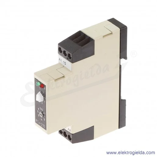 Przekaźnik czasowy elektroniczny 610-000-00-011, RTX210, 12VDC Przekaźnik czasowy elektroniczny 610-000-00-011, RTX210, 12VDC