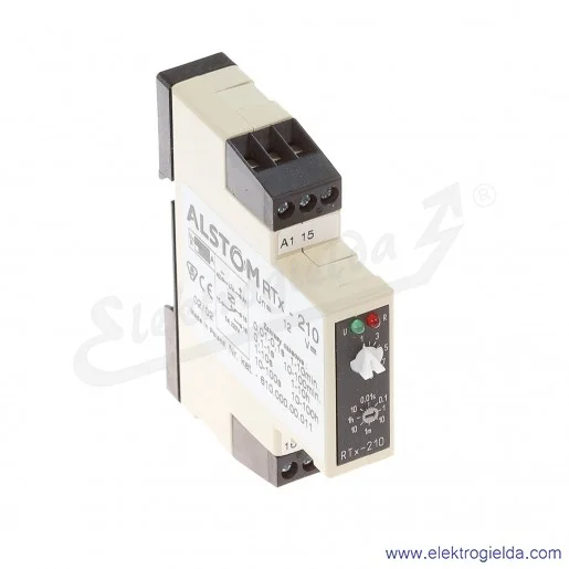 Przekaźnik czasowy elektroniczny 610-000-00-011, RTX210, 12VDC Przekaźnik czasowy elektroniczny 610-000-00-011, RTX210, 12VDC