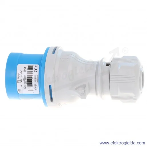 Wtyczka 230V 3x32A L+N+PE Wtyczka 230V 3x32A L+N+PE