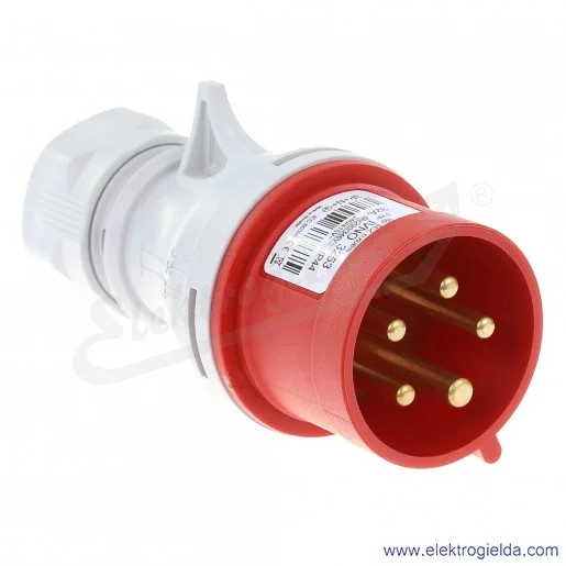 Wtyczka siłowa 5x32A 3P+N+PE zwrotnica faz Wtyczka siłowa 5x32A 3P+N+PE zwrotnica faz