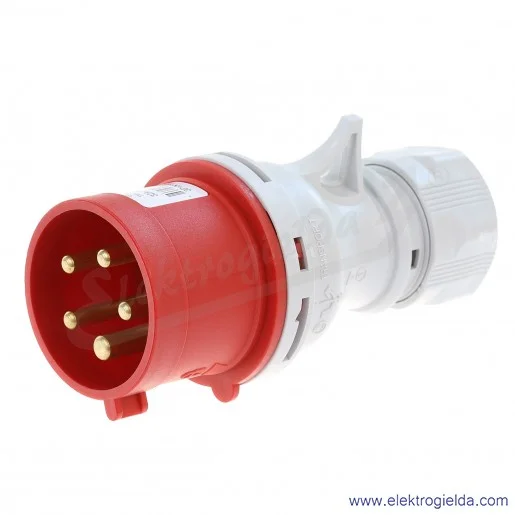 Wtyczka siłowa 5x32A 3P+N+PE zwrotnica faz Wtyczka siłowa 5x32A 3P+N+PE zwrotnica faz