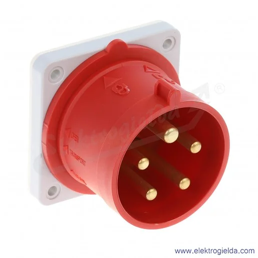 Wtyczka tablicowa odbiornikowa 5x32A 3P+N+PE Wtyczka tablicowa odbiornikowa 5x32A 3P+N+PE