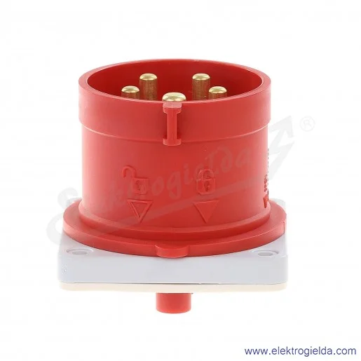 Wtyczka tablicowa odbiornikowa 5x32A 3P+N+PE Wtyczka tablicowa odbiornikowa 5x32A 3P+N+PE