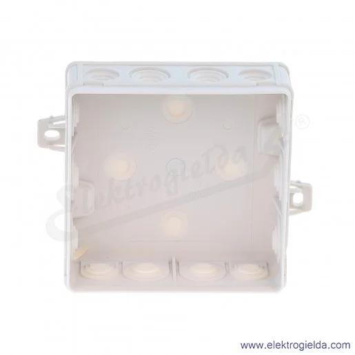 Puszka natynkowa 6410-20 90x90x40 IP54 odgałęźna 14 otworów Puszka natynkowa 6410-20 90x90x40 IP54 odgałęźna 14 otworów