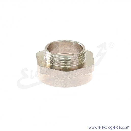 Adapter E03DK-04070300303 MDA 20M/25M mosiężny, M20x1,5/M25x1,5 Adapter E03DK-04070300303 MDA 20M/25M mosiężny, M20x1,5/M25x1,5