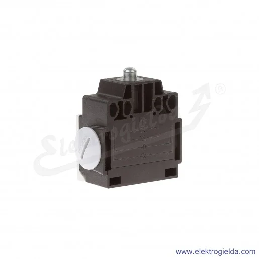 Wyłącznik krańcowy KCA1S11 trzpień wciskany, styki 1NO+1NC, obudowa plastikowa IP65 Wyłącznik krańcowy KCA1S11 trzpień wciskany, styki 1NO+1NC, obudowa plastikowa IP65