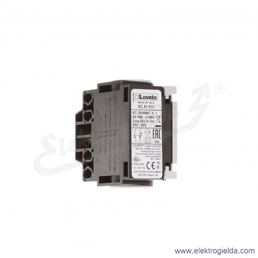 Wyłącznik krańcowy KCA1S11 trzpień wciskany, styki 1NO+1NC, obudowa plastikowa IP65 Wyłącznik krańcowy KCA1S11 trzpień wciskany, styki 1NO+1NC, obudowa plastikowa IP65