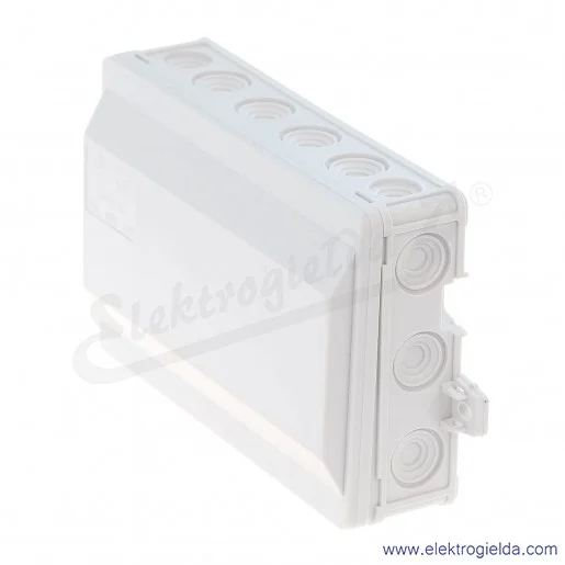 Puszka natynkowa 6410-30 90x135x40 IP54 odgałęźna 18 otworów Puszka natynkowa 6410-30 90x135x40 IP54 odgałęźna 18 otworów