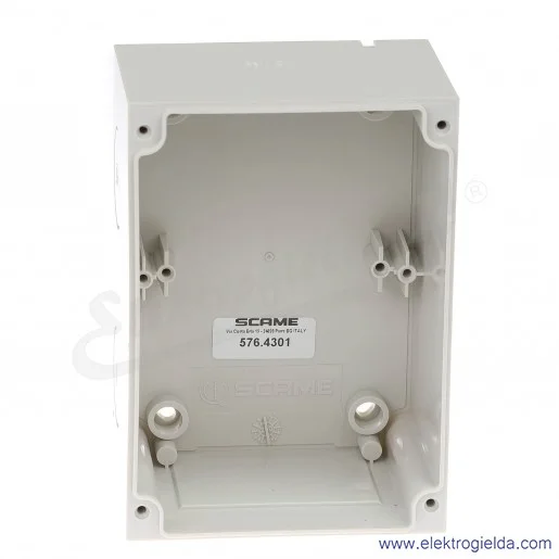 Obudowa seria ADVANCE 576.4301 106x150x105 IP66, pełne wieczko Obudowa seria ADVANCE 576.4301 106x150x105 IP66, pełne wieczko