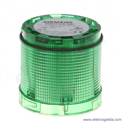 Kolumna sygnalizacyjna 8WD4420-5BC LED ZIELONE . 70MM, ŚWIATŁO SYGNALIZACYJNE MIGOWE , 24 V AC/DCSIGNALLING COLUMN Kolumna sygnalizacyjna 8WD4420-5BC LED ZIELONE . 70MM, ŚWIATŁO SYGNALIZACYJNE MIGOWE , 24 V AC/DCSIGNALLING COLUMN