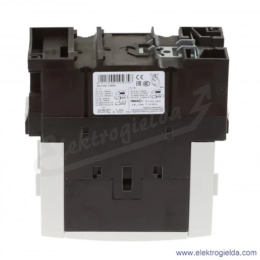 Stycznik 3RT1044-1AB00 AC-3, 30 KW/400 V, AC 24 V, 50 HZ, 3-P, WLK. S3, Stycznik 3RT1044-1AB00 AC-3, 30 KW/400 V, AC 24 V, 50 HZ, 3-P, WLK. S3,