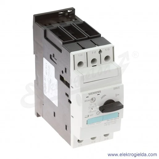 Wyłącznik silnikowy 3RV1031-4BA10 WYZW. PRZECIĄŻ. 14...20 A, BEZZWŁ. WYZW. ZWARĆ. NAPDPR. 260 A, WIELKOŚĆ S2 Wyłącznik silnikowy 3RV1031-4BA10 WYZW. PRZECIĄŻ. 14...20 A, BEZZWŁ. WYZW. ZWARĆ. NAPDPR. 260 A, WIELKOŚĆ S2